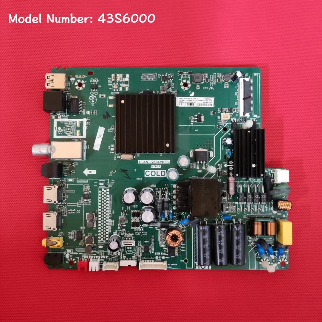 برد مین اصلی تلویزیون تی سی ال 43S6000