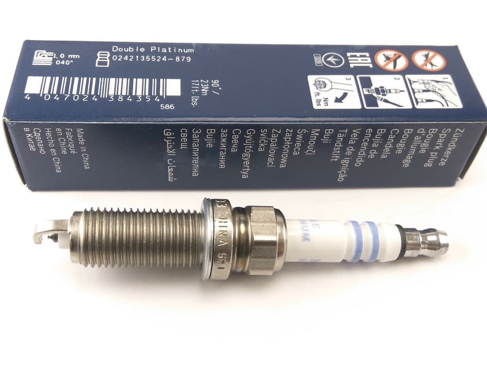 شمع خودرو VR7SPP33 8131 یورو 4 دبل پلاتینیوم برند بوش Bosch (اصلی) — تصویر ۴