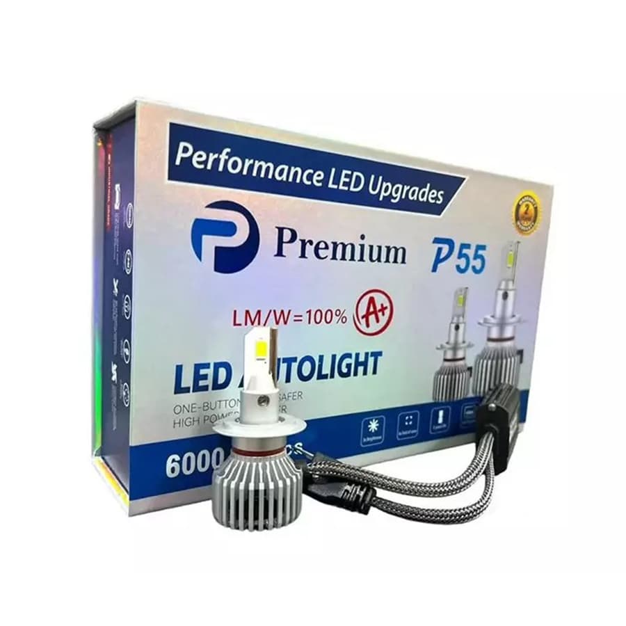 هدلایت LED پایه H7 مدل P55 — تصویر ۲