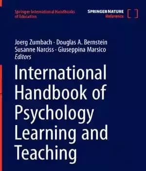 دانلود کتاب International Handbook of Psychology Learning and Teaching – راهنمای بین المللی یادگیری و آموزش روانشناسی