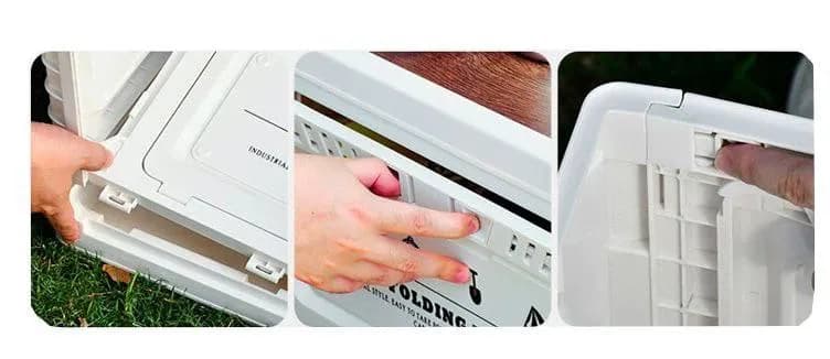 هاردباکس تاشو 60L بلک دیرمدلK6501-2 — تصویر ۳