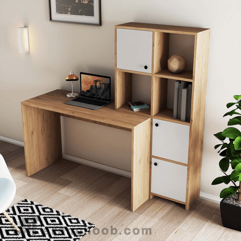 میز تحریر و کتابخانه — تصویر ۳