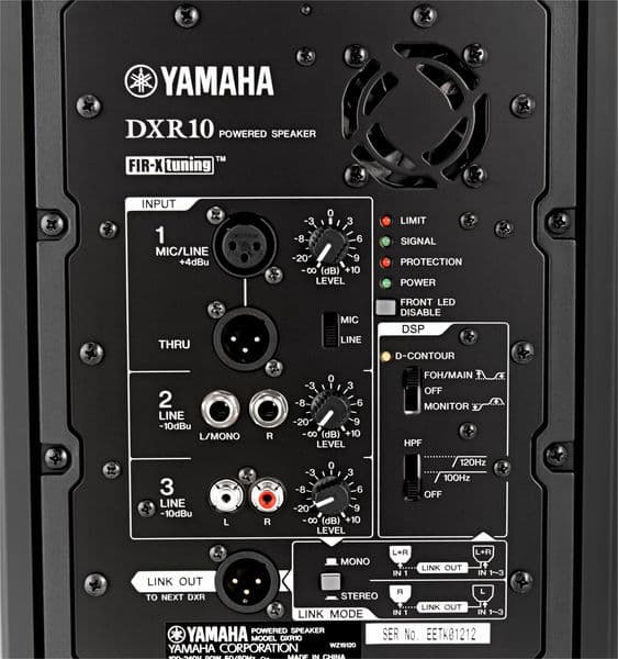 YAMAHA DXR10 بلندگوی اکتیو — تصویر ۴
