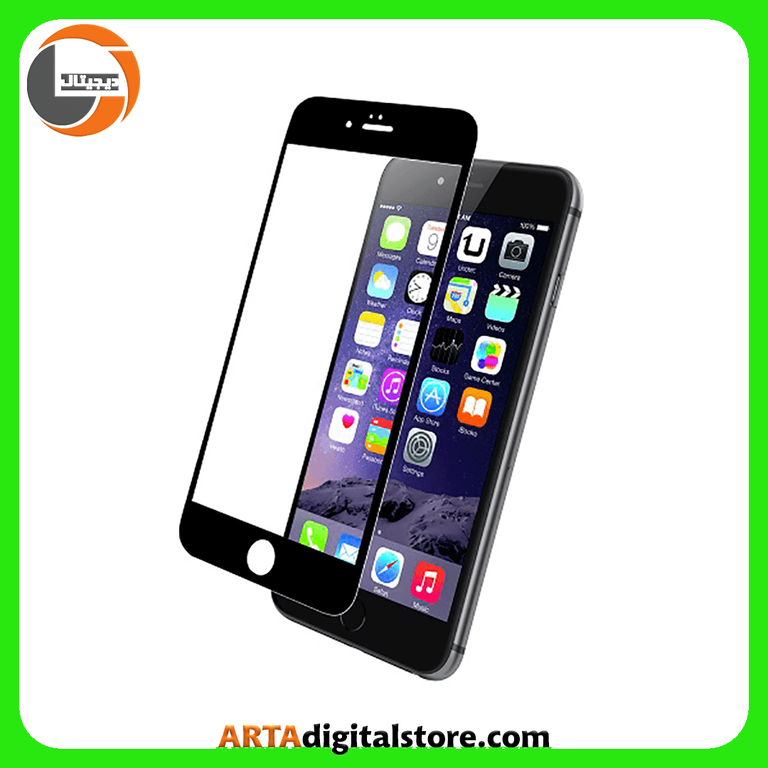 محافظ صفحه آیفون Screen Protector iPhone 6/6S Full Black — تصویر ۳