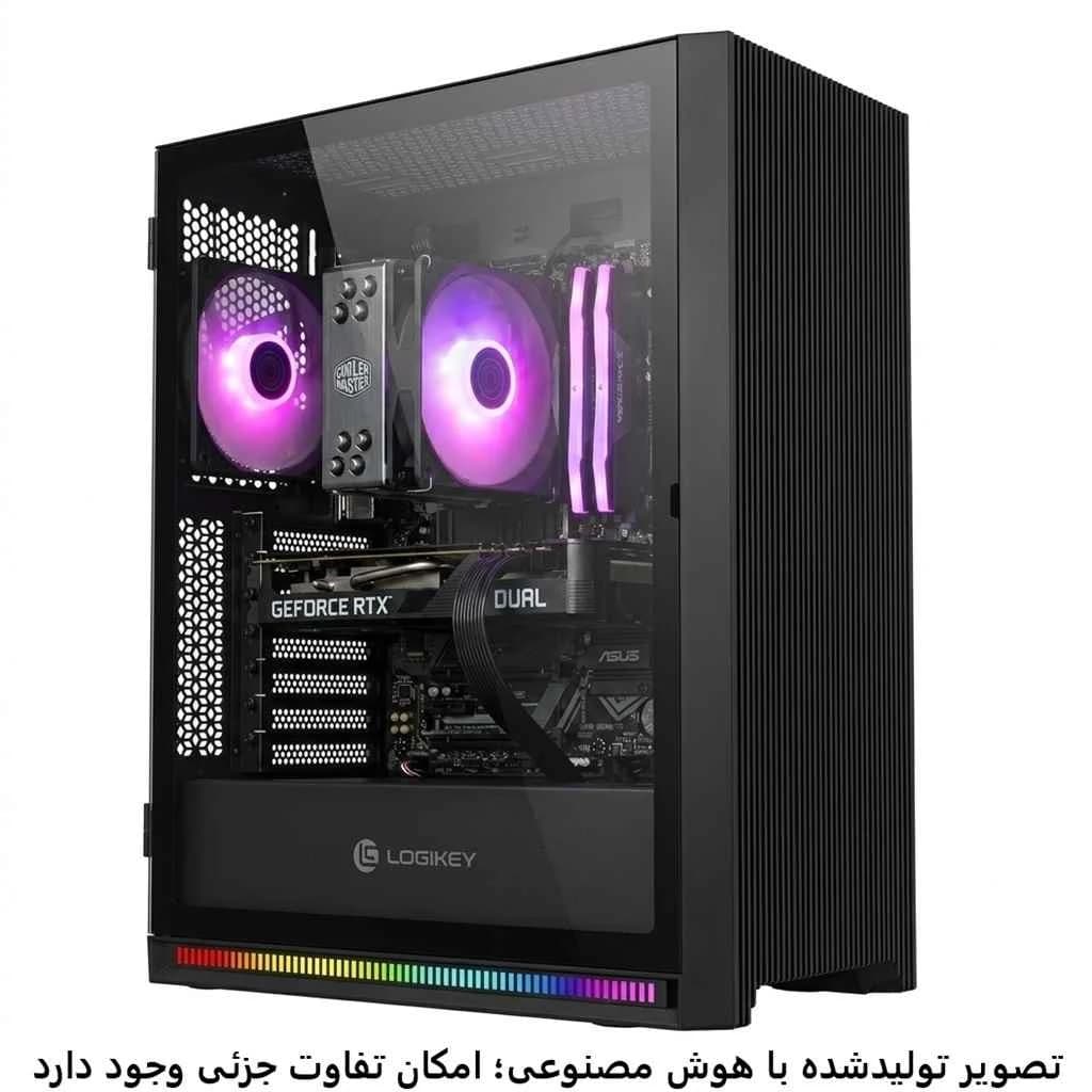 کیس اسمبل شده رندرینگ Ultra 5 225- B860- 32GB DDR5- SSD 1TB- RTX 5050 کد 1-RE012