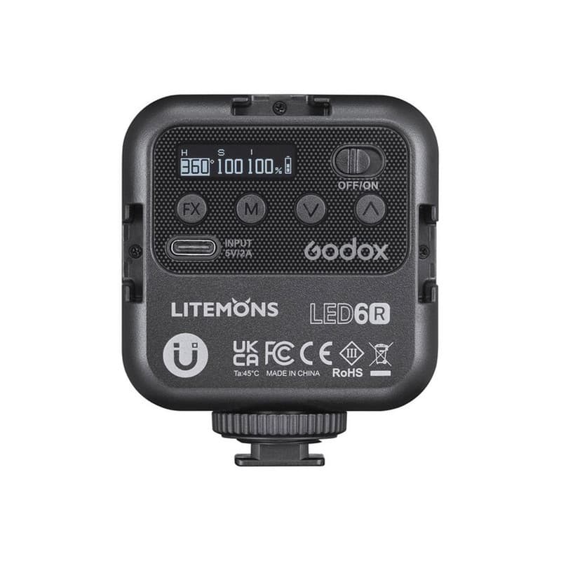 نور ثابت ال ای دی گودکس مدل GODOX LITEMONS 6R RGB — تصویر ۷