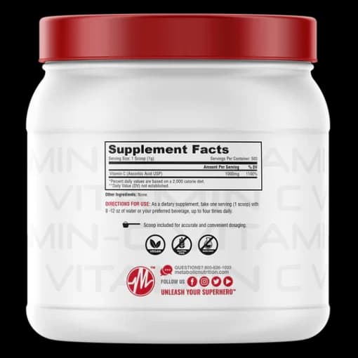 پودر ویتامین سی متابولیک Metabolic Vitamin C — تصویر ۲