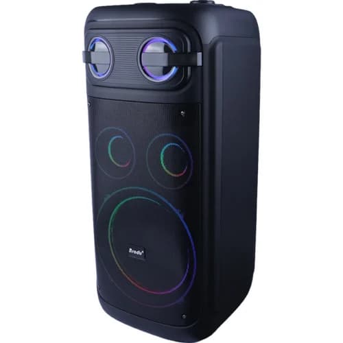 اسپیکر چمدانی بلوتوثی برودو BTS-2510 + میکروفون — تصویر ۳