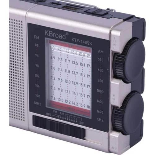 رادیو اسپیکر بلوتوثی خورشیدی کی برود KTF-1489S — تصویر ۶