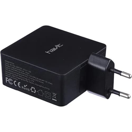 شارژر دیواری 30 وات هویت H133 PD3.0 2.4A — تصویر ۵