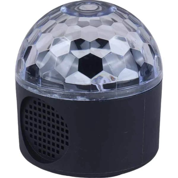 چراغ رقص نور گردان اسپیکر دار XL-911 LED