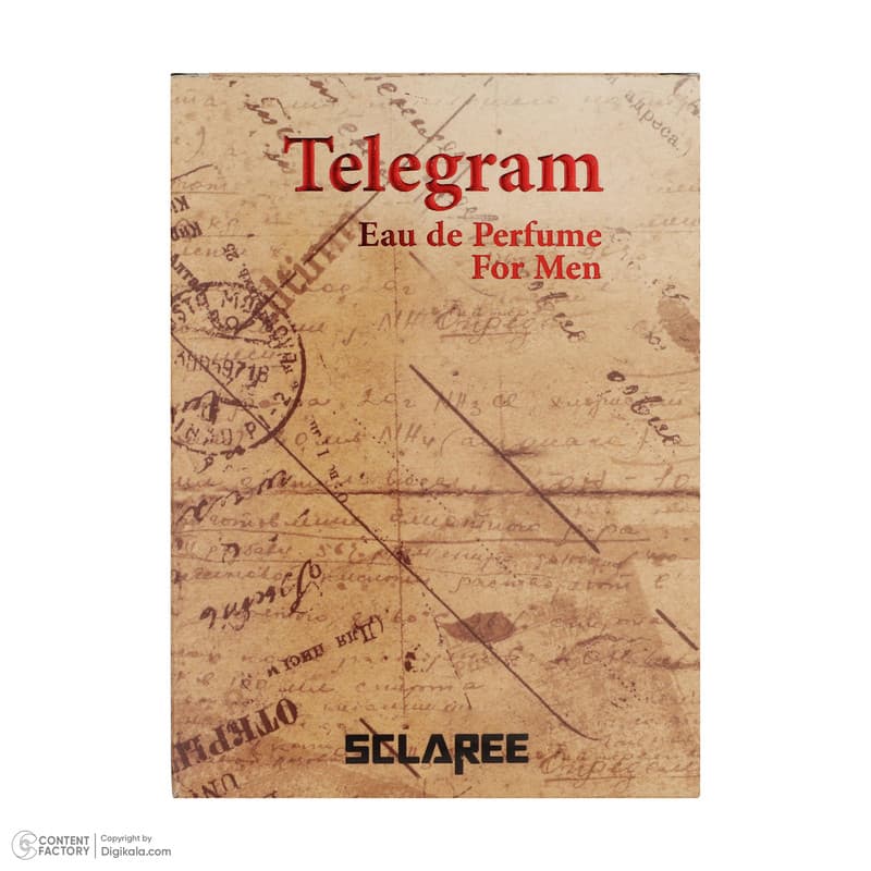 ادو پرفیوم مردانه اسکلاره مدل تلگرام 50/20002 حجم 85 میلی لیتر — تصویر ۴