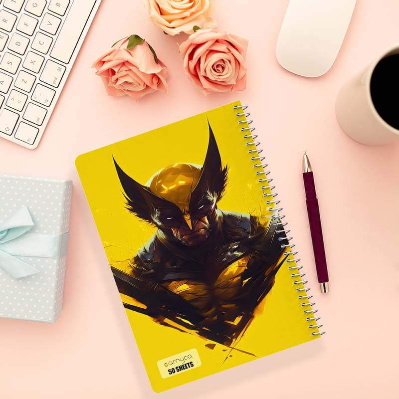 دفتر نقاشي 50 برگ کارنيکا طرح ولورین Wolverine کد 80196 مجموعه 4 عددی — تصویر ۶
