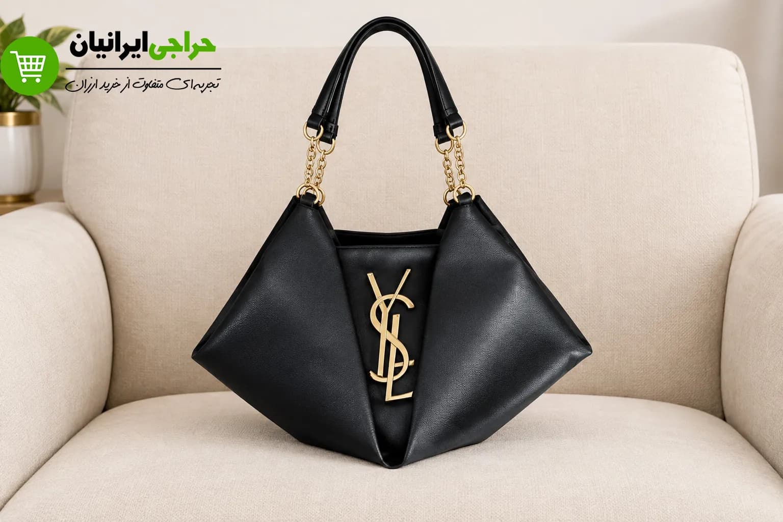 کیف زنانه وای اس ال چرمی سایز بزرگ