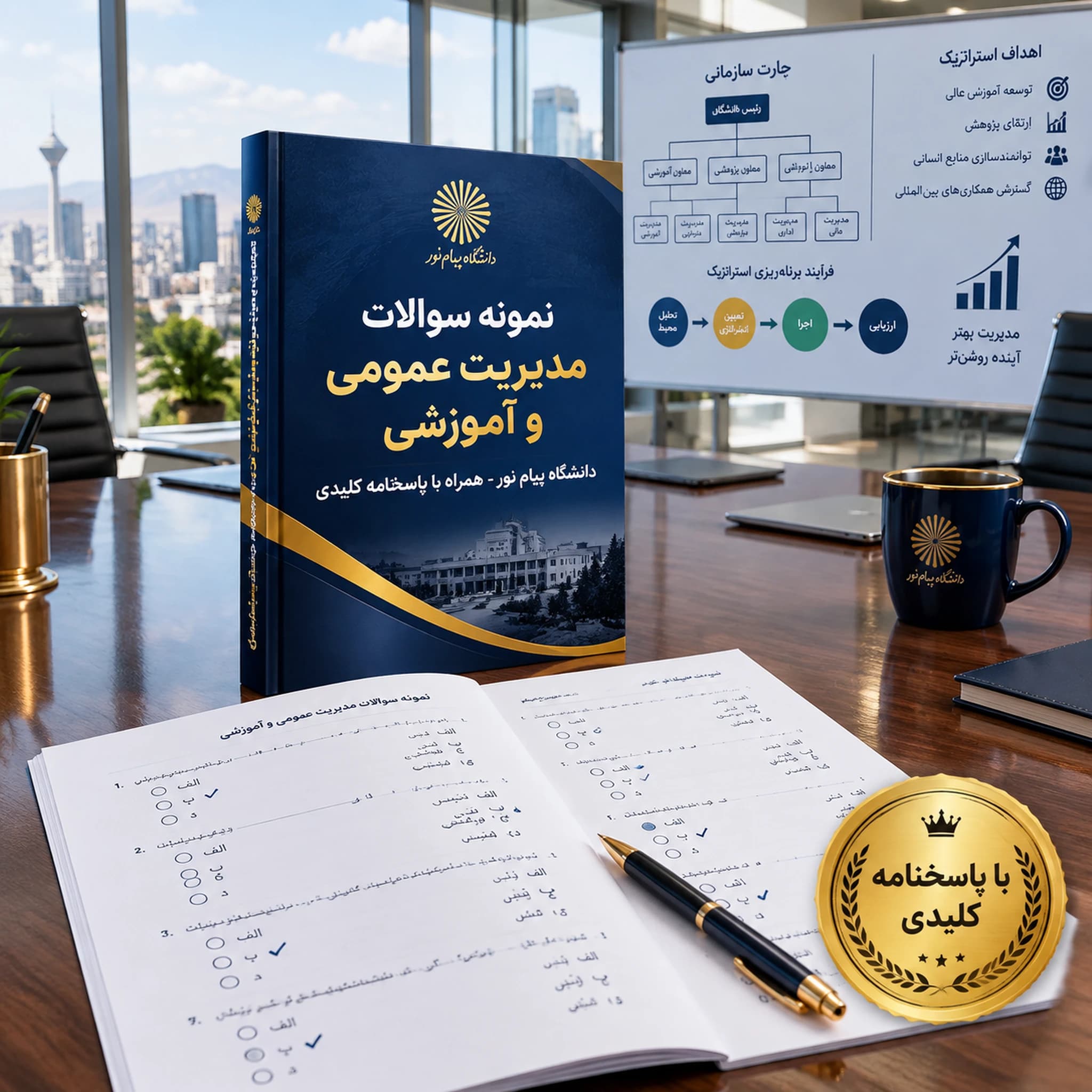 دانلود فایل متنی نمونه سوالات مدیریت عمومی ( نسخه پی دی اف PDF)