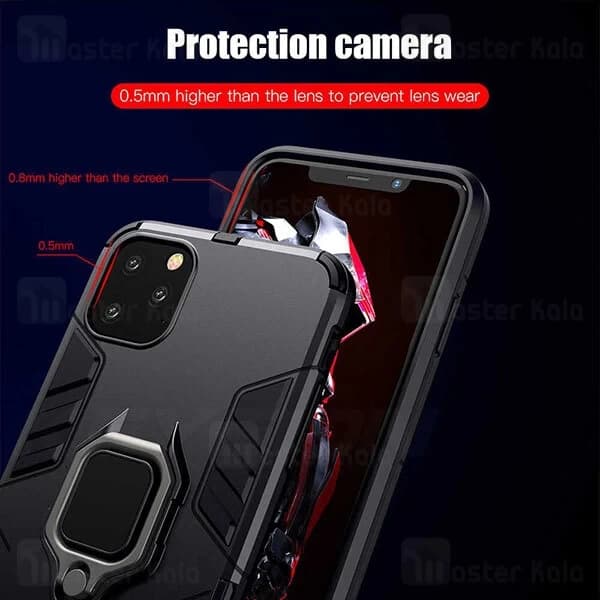 گارد ضد ضربه انگشتی Apple iPhone 12 Pro Max KEYSION ShockProof Armor Ring — تصویر ۳