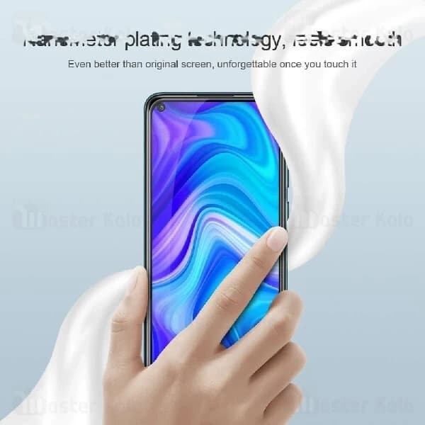 محافظ صفحه شیشه ای تمام صفحه تمام چسب نیلکین Xiaomi Redmi Note 9 / Redmi 10X 4G XD CP+ Max — تصویر ۶
