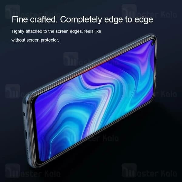 محافظ صفحه شیشه ای تمام صفحه تمام چسب نیلکین Xiaomi Redmi Note 9 / Redmi 10X 4G XD CP+ Max — تصویر ۵