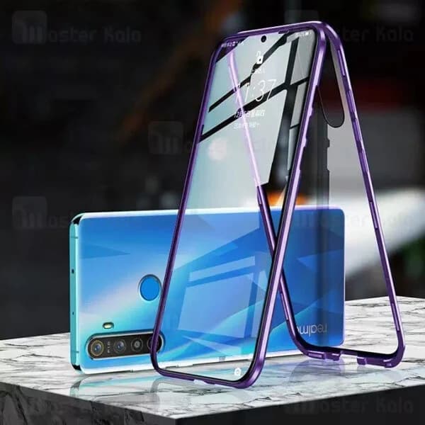 قاب مگنتی 360 درجه Realme 6i Magnetic 2 in 1 Case دارای گلس صفحه — تصویر ۲