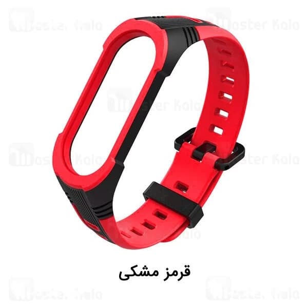 بند سیلیکونی دستبند سلامتی شیائومی Xiaomi Mi Band 5 / 6 Style X Sport Band — تصویر ۴