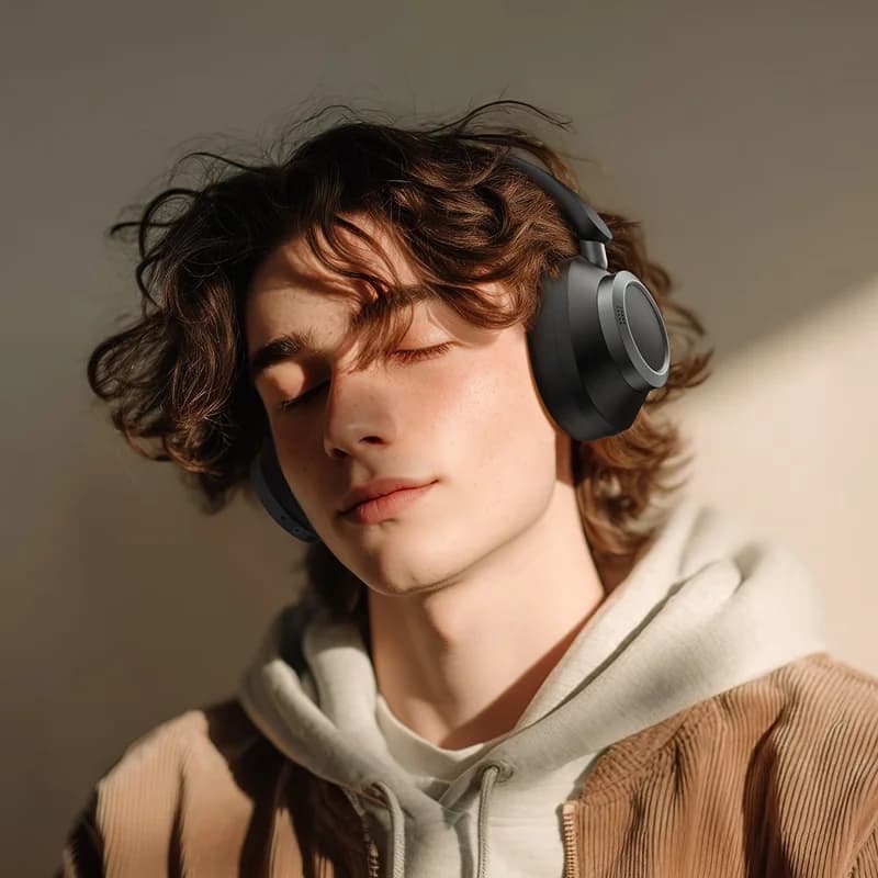 هدفون و هدست بلوتوث با حذف نویز مک دودو MCDODO HP-582 T03 Series Bluetooth-Compatible Headphone ANC — تصویر ۲