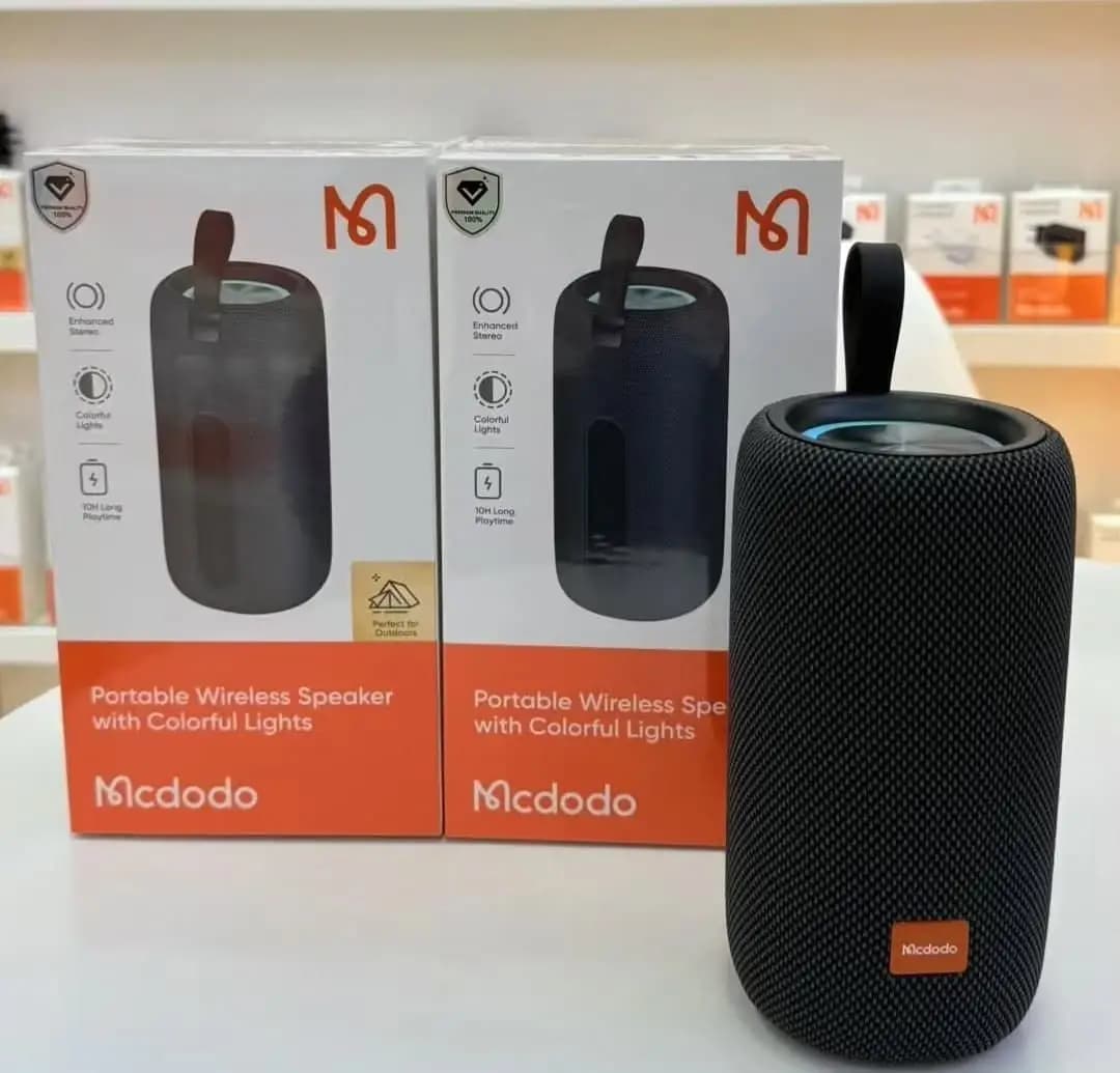 اسپیکر بلوتوثی قابل حمل به همراه رقص نور مک دودو مدل MCDODO BS-1410 — تصویر ۶