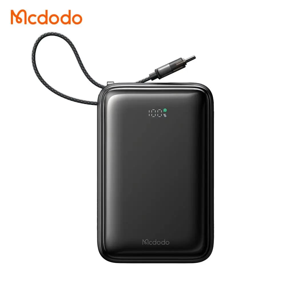 پاوربانک 65 وات 20000 هزار با کابل شارژ متصل تایپ سی مک دودو مدل MCDODO MC-6370