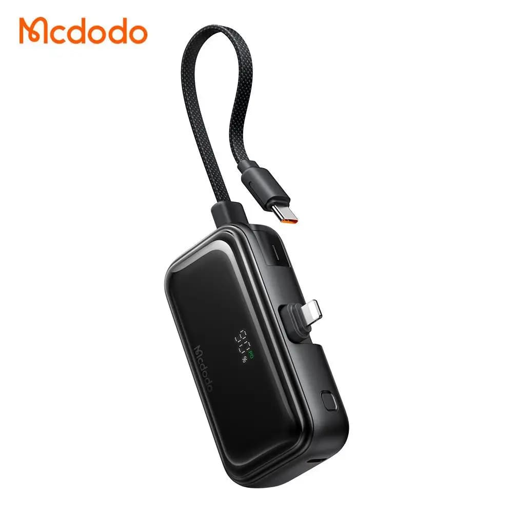 پاوربانک 22.5 وات 5000 هزار پورت لایتنینگ و کابل تایپ-سی مک دودو مدل MCDODO MC-7800