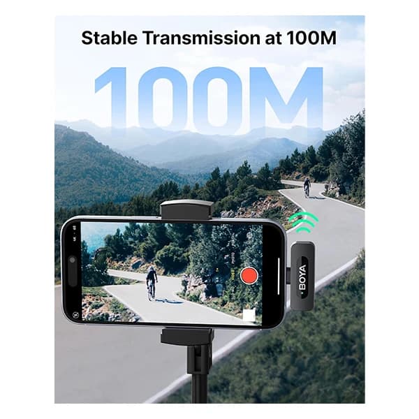 میکروفن یقه ای بویا مدل V3-COMBO با درگاه اتصال USB-C , Lightning — تصویر ۷