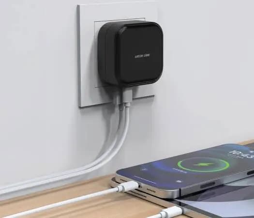 شارژر دوگانه فندکی و دیواری گرین لاین مدل Green Lion Duo Power Car and Wall Charger — تصویر ۵