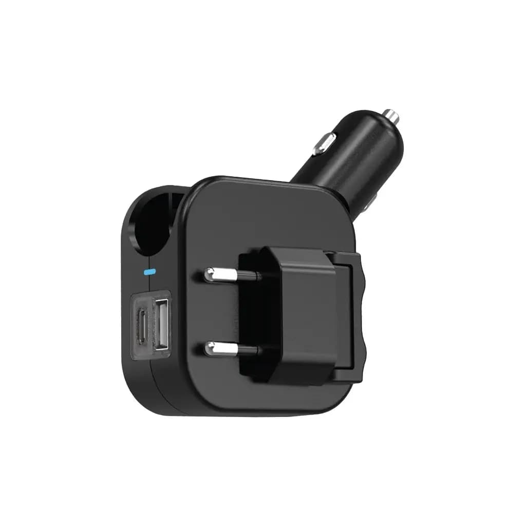 شارژر دوگانه فندکی و دیواری گرین لاین مدل Green Lion Duo Power Car and Wall Charger