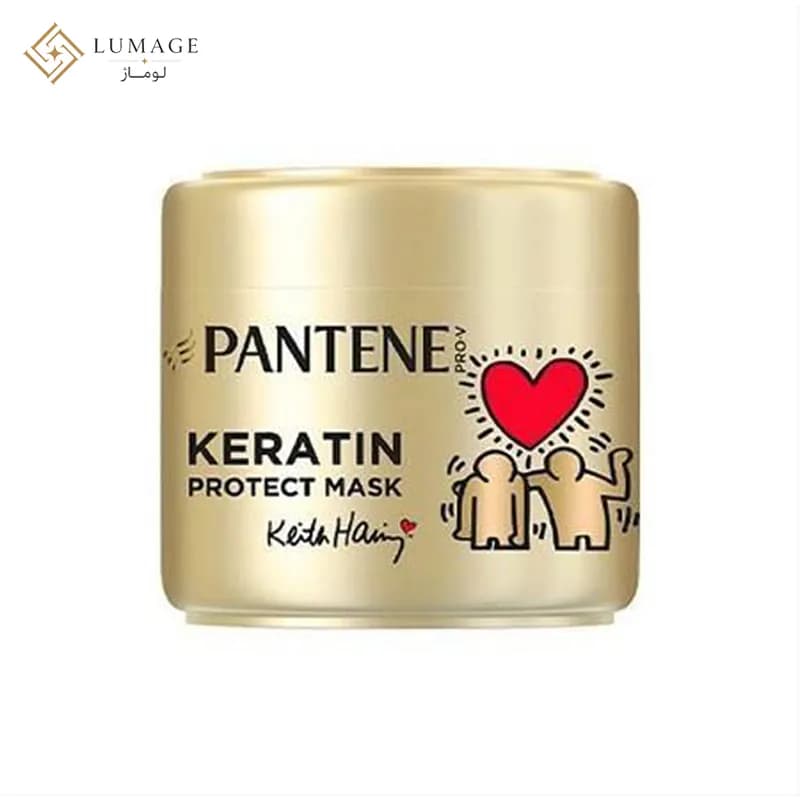 ماسک مو ترمیم‌ کننده پنتن مدل Repair & Protect Keratin حجم ۳۰۰ میلی‌ لیتر