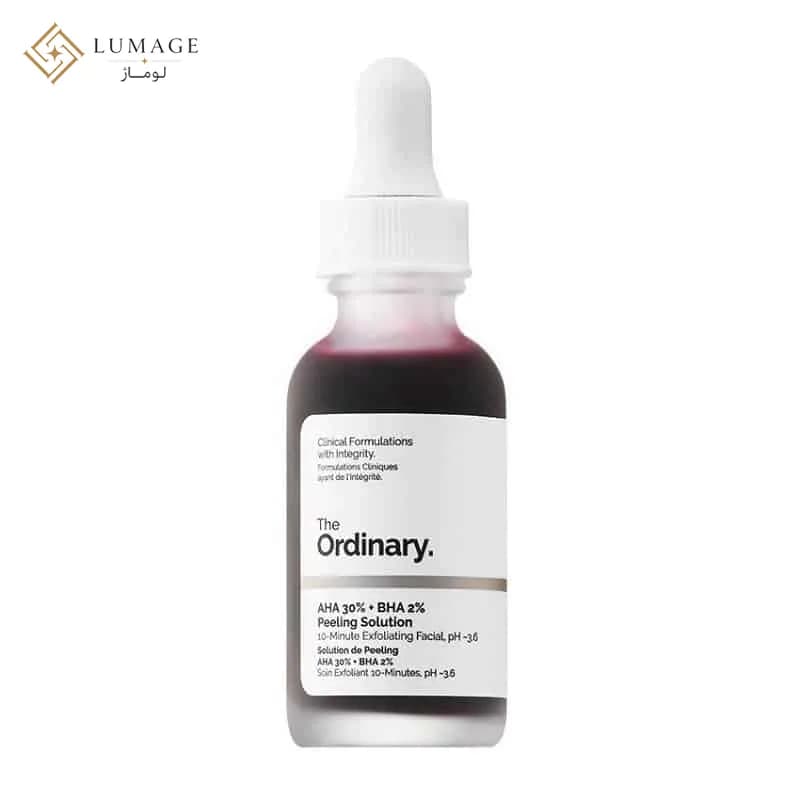 سرم پیلینگ قرمز اوردینری مدل AHA 30% + BHA 2% حجم ۳۰ میلی لیتر