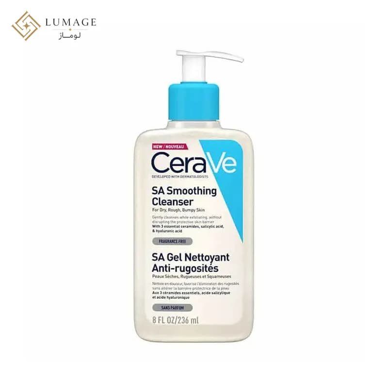 ژل شستشو سراوی مدل SA Smoothing Cleanser مناسب پوست خشک و زبر — تصویر ۲