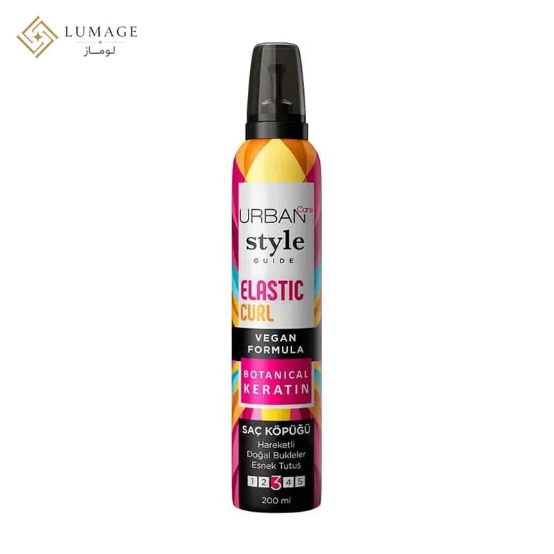 موس مو اوربن کر مدل Elastic Curl مخصوص موهای فر حجم ۲۰۰ میلی‌ لیتر
