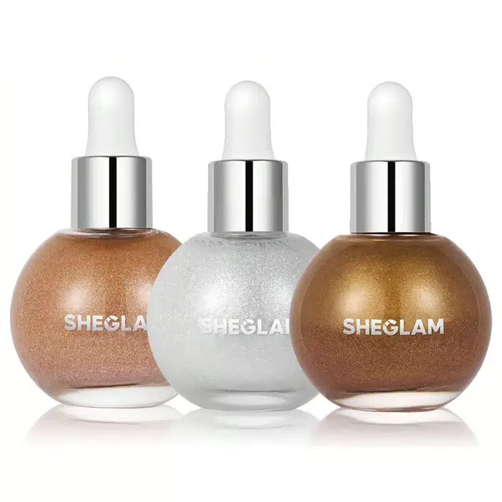 روغن بدن هایلایتر شیگلم رنگ Medusa سان لیت SUNLIT SILK BODY OIL — تصویر ۳