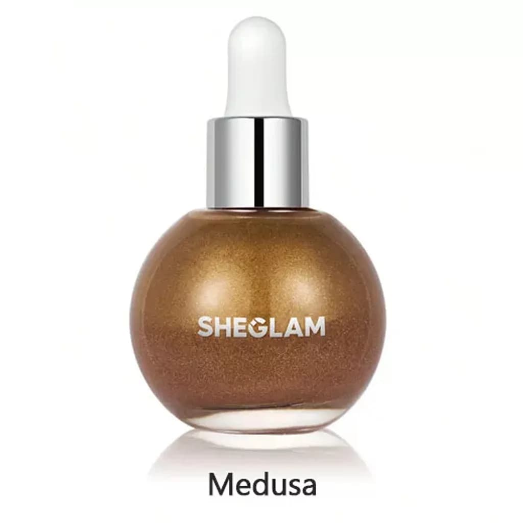 روغن بدن هایلایتر شیگلم رنگ Medusa سان لیت SUNLIT SILK BODY OIL — تصویر ۲