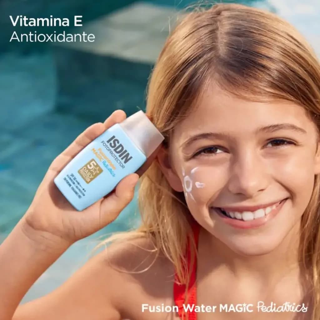 کرم ضد آفتاب کودک ایزدین فیوژن واتر Isdin Fusion Water Pediatrics — تصویر ۵