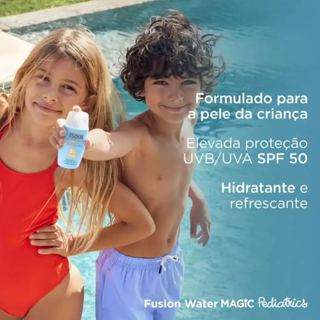 کرم ضد آفتاب کودک ایزدین فیوژن واتر Isdin Fusion Water Pediatrics — تصویر ۳