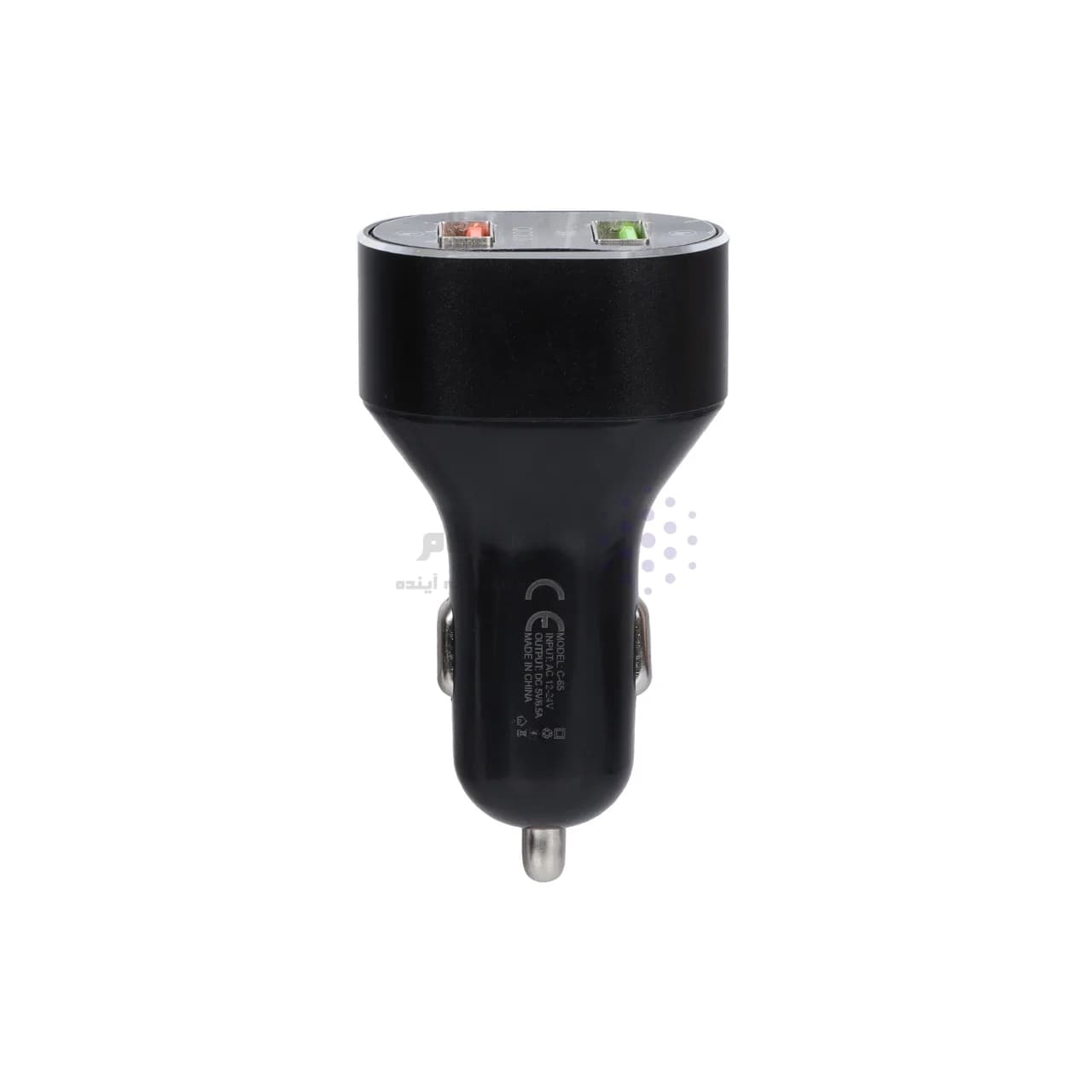 شارژر فندکی فست دو پورت JBQ مدل C-65 33W همراه با کابل اندروید – مشکی (گارانتی یکساله رصاصی) — تصویر ۲