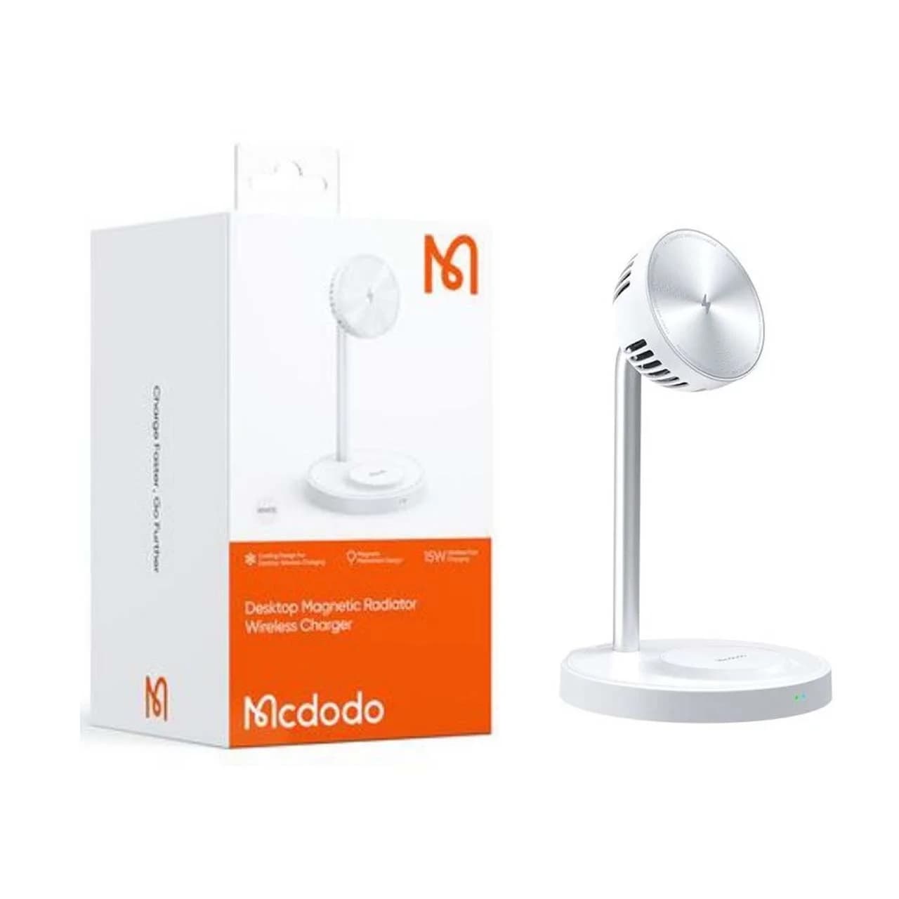 شارژر وایرلس Mcdodo مدل CH-2150 – سفید (گارانتی متین)
