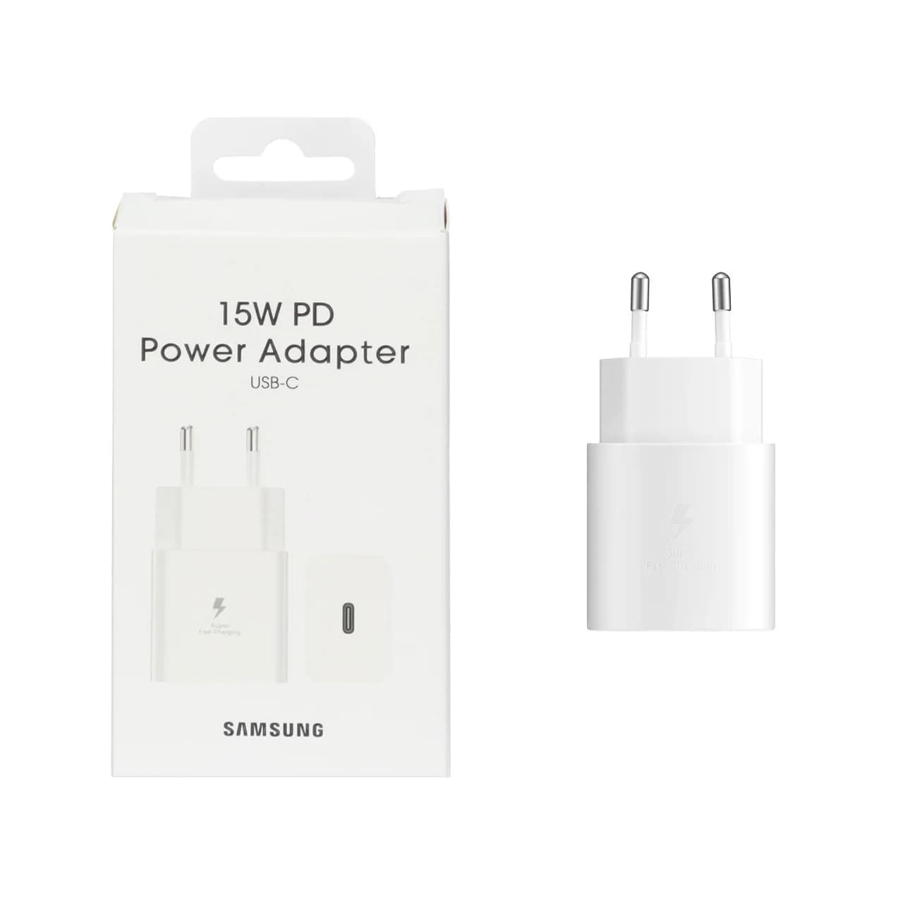 شارژر دیواری فست و PD تک پورت SAMSUNG مدل T1510 15W – سفید – kZN (گارانتی شش ماهه Kezen)