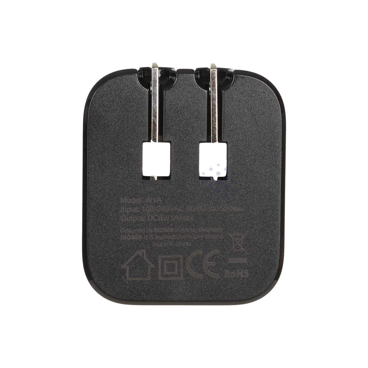 شارژر دیواری فست دو پورت iNOBEN مدل iCHARGE W34 – مشکی — تصویر ۵