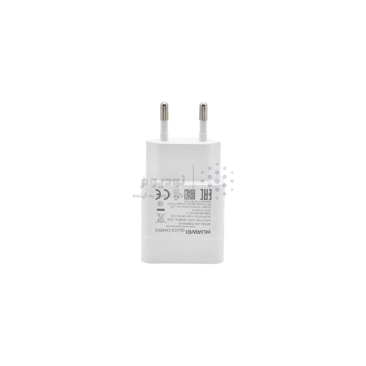 شارژر دیواری فست تک پورت Huawei مدل HW-059200EHQ-سفید — تصویر ۴