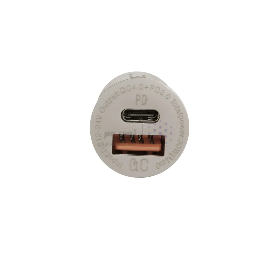 شارژر فندکی PD و فست دو پورت JBQ مدل C393094 48W به همراه کابل شارژ Type-C To Type-C – قهوه ای (گارانتی یکساله رصاصی) — تصویر ۴