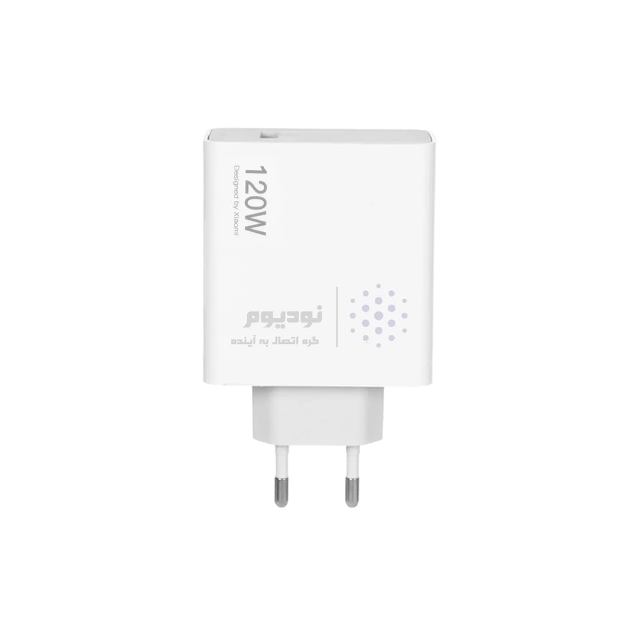 شارژر دیواری ثانیه شمار 120W فست تک پورت Xiaomi مدل MDY-13-EZ به همراه کابل شارژ Type-C – سفید – اصل چین – MMS (گارانتی 6 ماهه YA) — تصویر ۲
