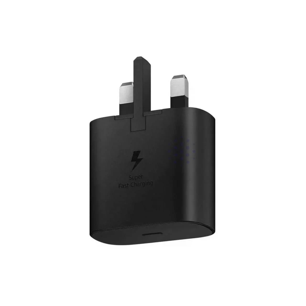 شارژر دیواری سه پین فست و PD تک پورت SAMSUNG Type-C مدل EP-T4510 45W به همراه کابل شارژ Type-C To Type-C – مشکی – ASP (گارانتی شش ماهه آروین) — تصویر ۲
