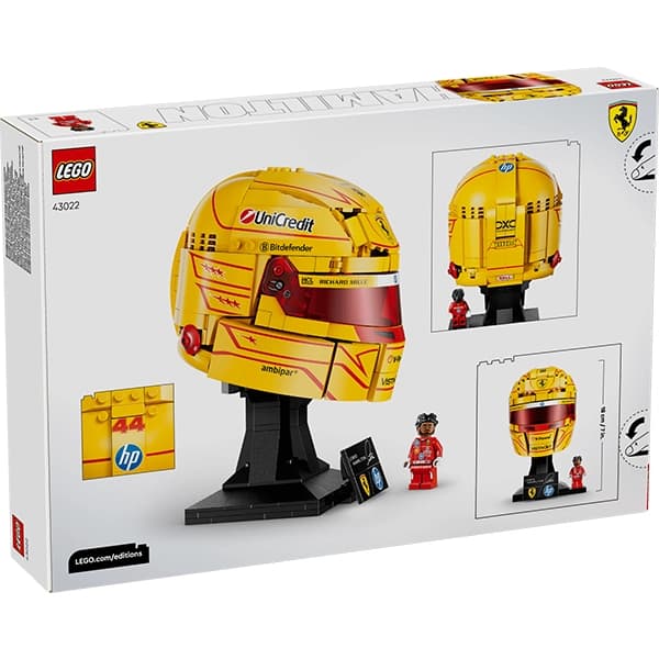 لگو ادیشنز مدل 43022 کلاه ایمنی Scuderia Ferrari HP لوئیس همیلتون — تصویر ۲