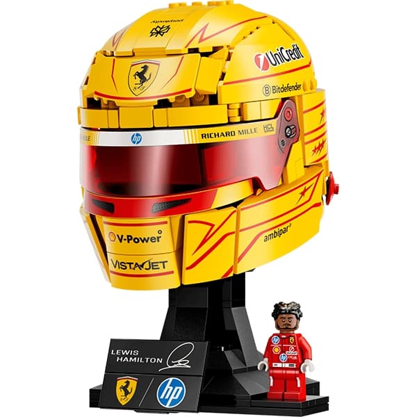 لگو ادیشنز مدل 43022 کلاه ایمنی Scuderia Ferrari HP لوئیس همیلتون — تصویر ۷