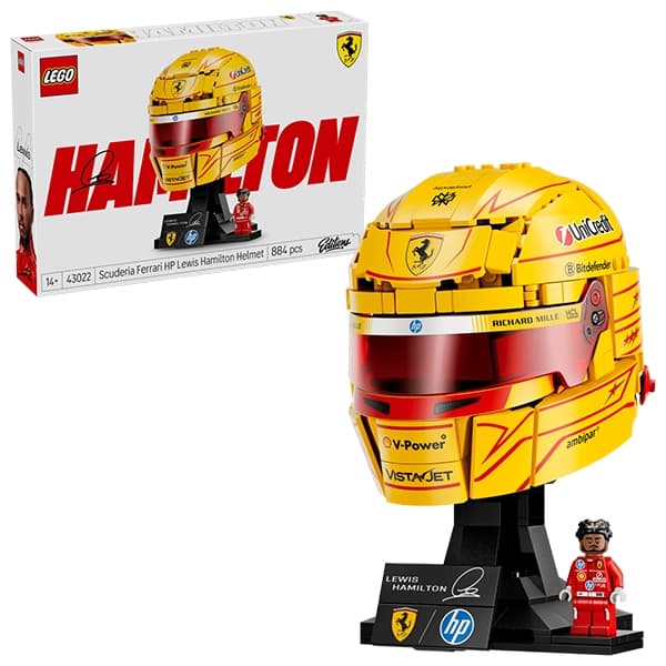 لگو ادیشنز مدل 43022 کلاه ایمنی Scuderia Ferrari HP لوئیس همیلتون